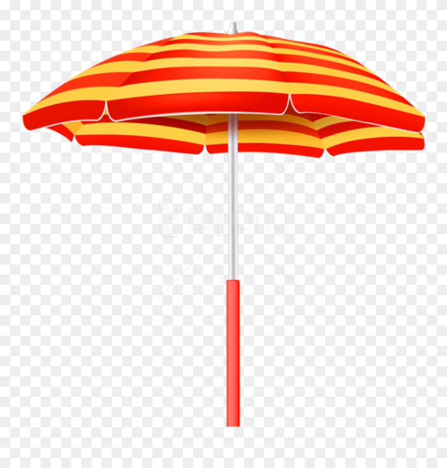 Free Png Download Striped Beach Umbrella Clipart Png - Striped Umbrella Red And Yellow Transparent Png