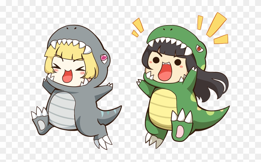 Chibi-chase - Cartoon Clipart