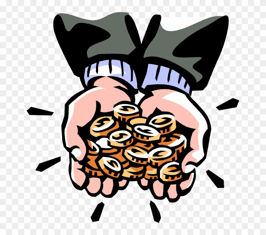 More In Same Style Group - Manos Con Monedas Vector Clipart