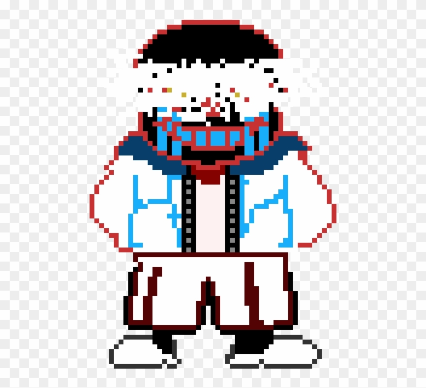 Corrupted Errortale Sans - Sprite Clipart