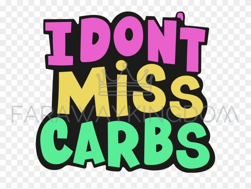 No Carbs Health Nutrition Problem Vector Illustration - Poster Clipart
