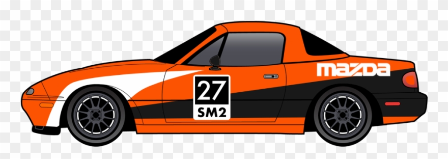 1991 Mazda Miata - Sports Car Clipart