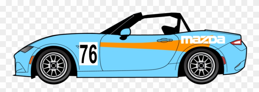2006 Mazda Mx-5 - Race Car Clipart