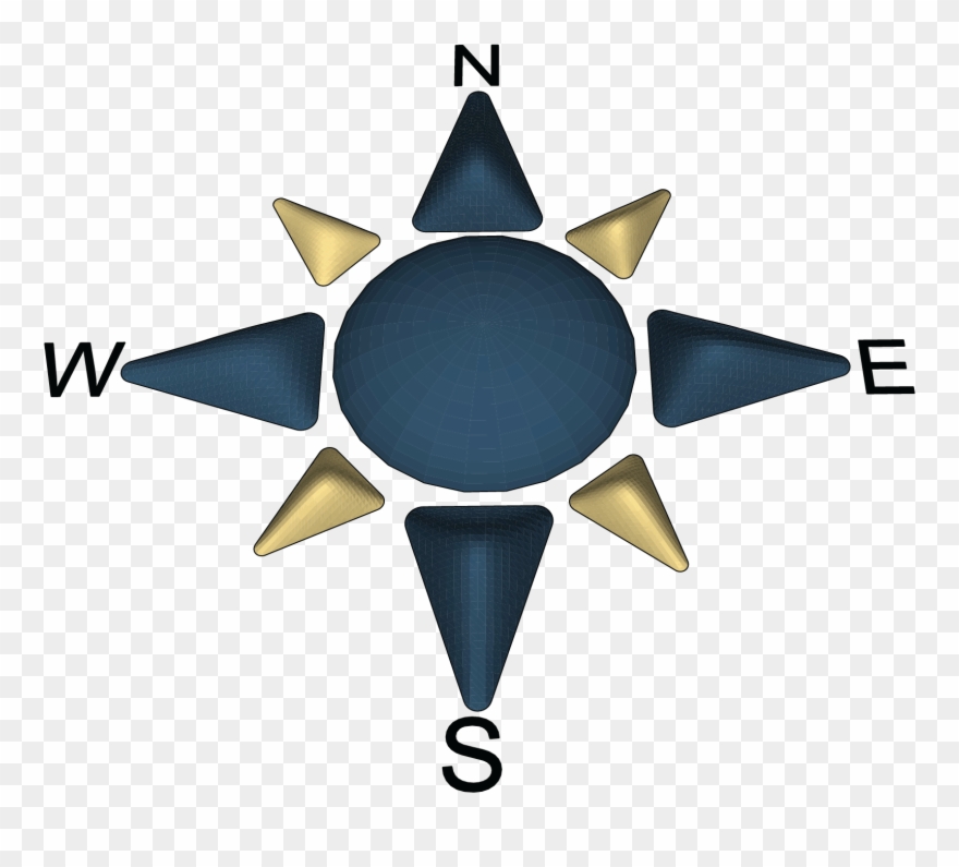 3d Compass - Circle Clipart