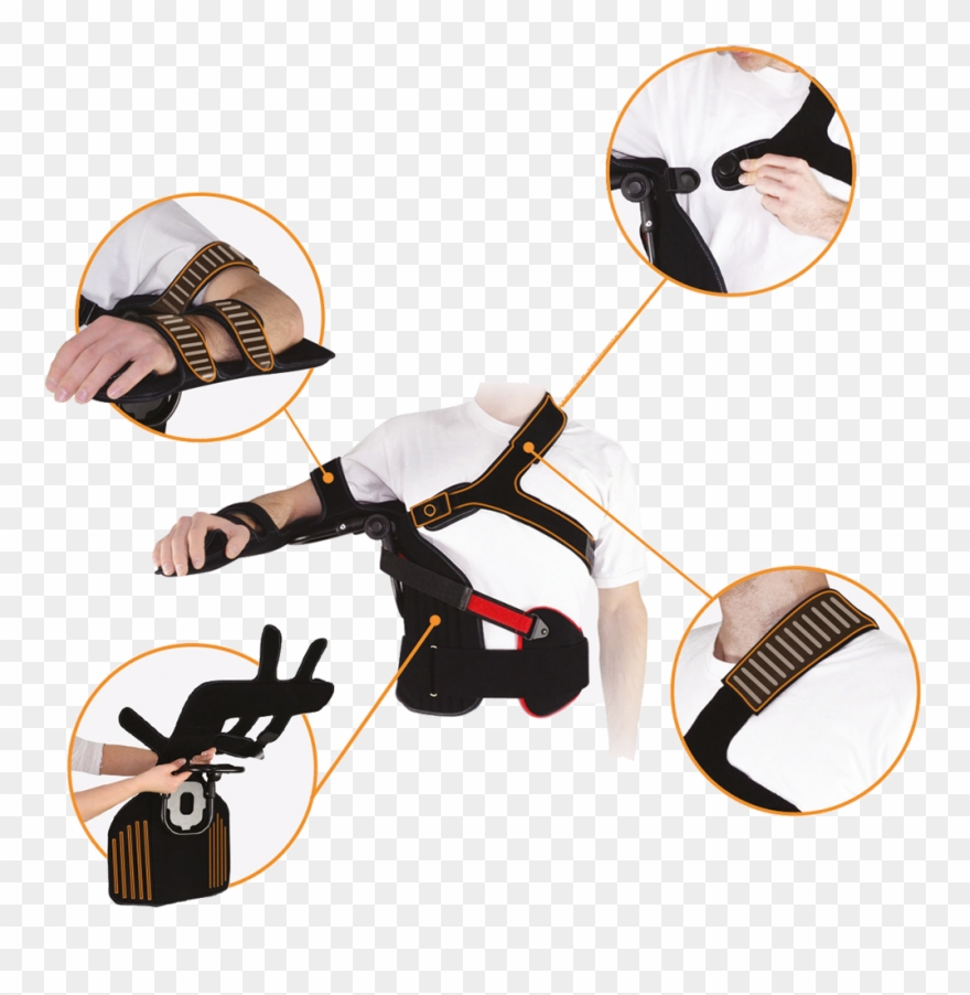 "controlflex" Abduction Immobilization Shoulder Brace - Deer Clipart