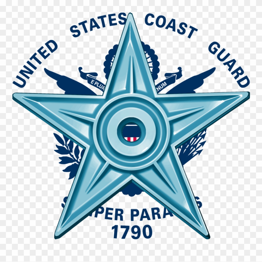 Uscg Barnstar - Us Coast Guard Flag Clipart