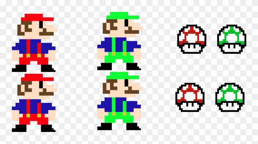 Mario/luigi And The Mirror Escape Clipart