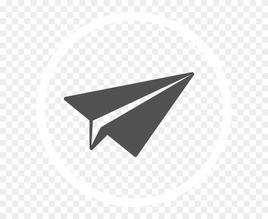 Flat-2126882 640 - Email Icon Paper Plane Clipart