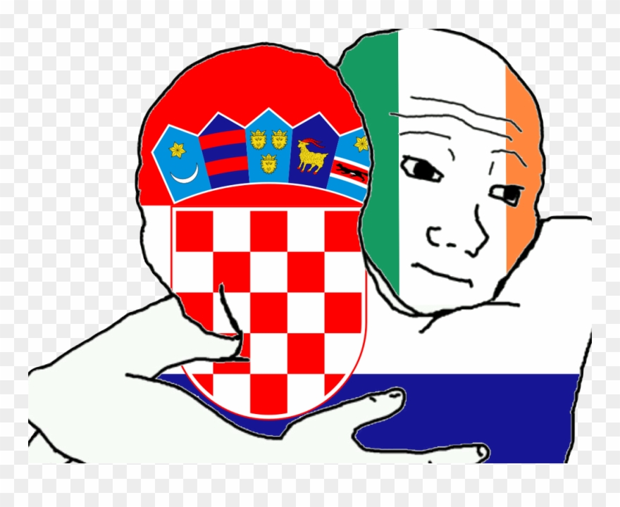I Know That Feel Cro - Croatia Flag Clipart