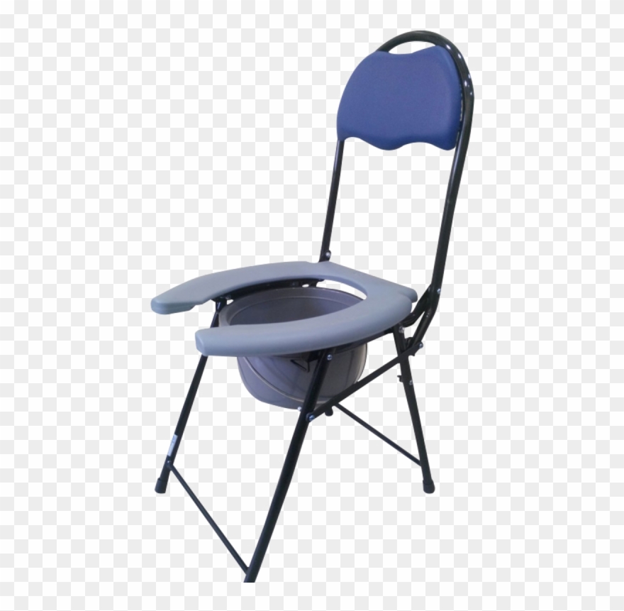Bath Chair Png Transparent - Folding Commode Chair Clipart