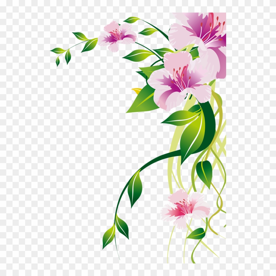 Borders For Paper, Paper Frames, Invitation, One Day, - Flowers Frame Clipart