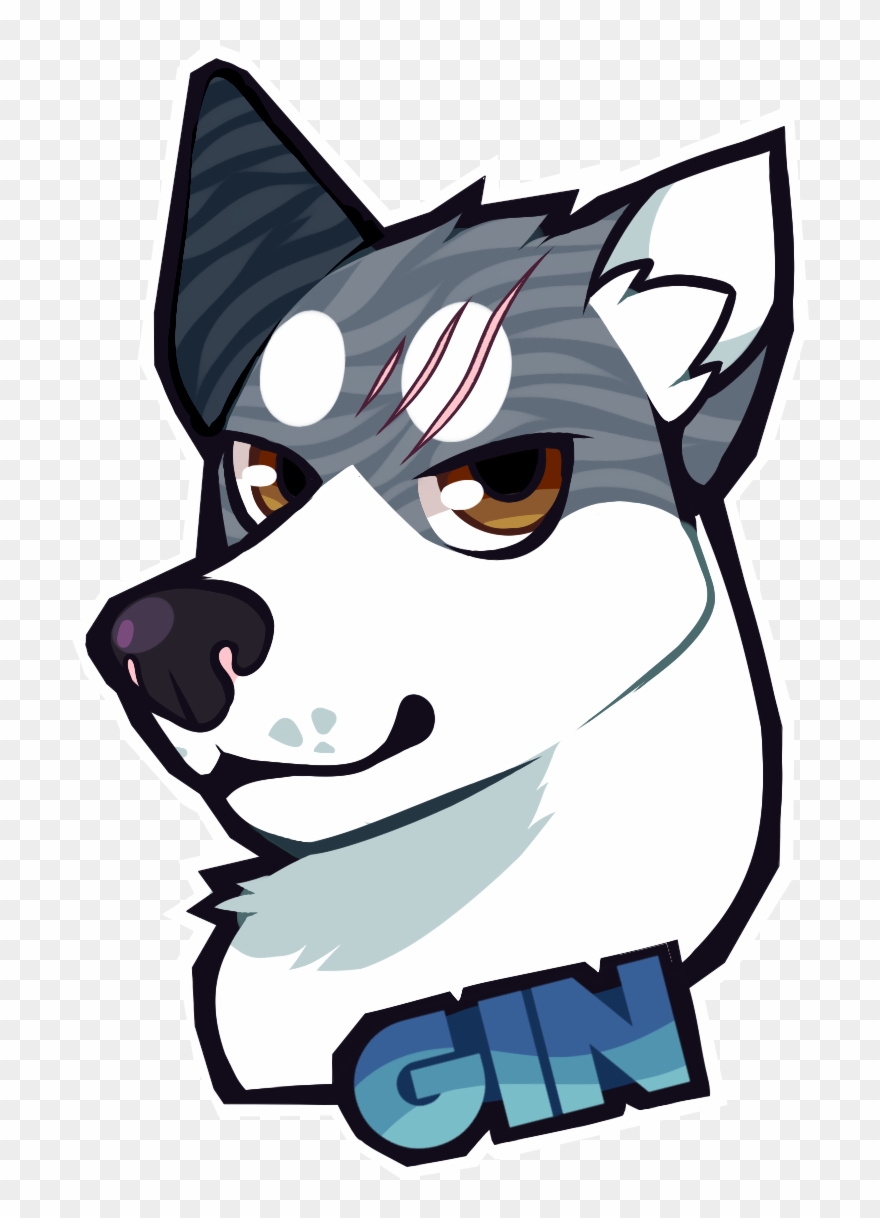 Gin Badge - Cartoon Clipart