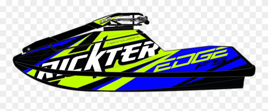 Edge Carbon Classic Blue Neon Yellow - Rickter Edge Ajsp Clipart