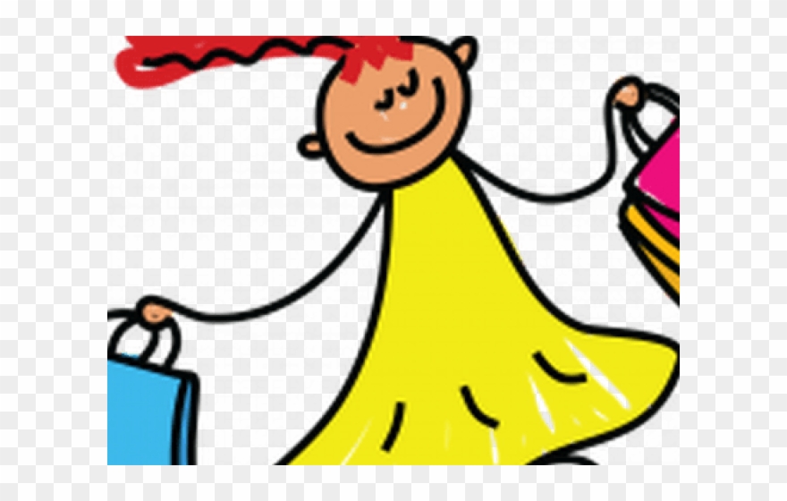 Women Bag Clipart Friend - Go Shopping Clipart Png Transparent Png