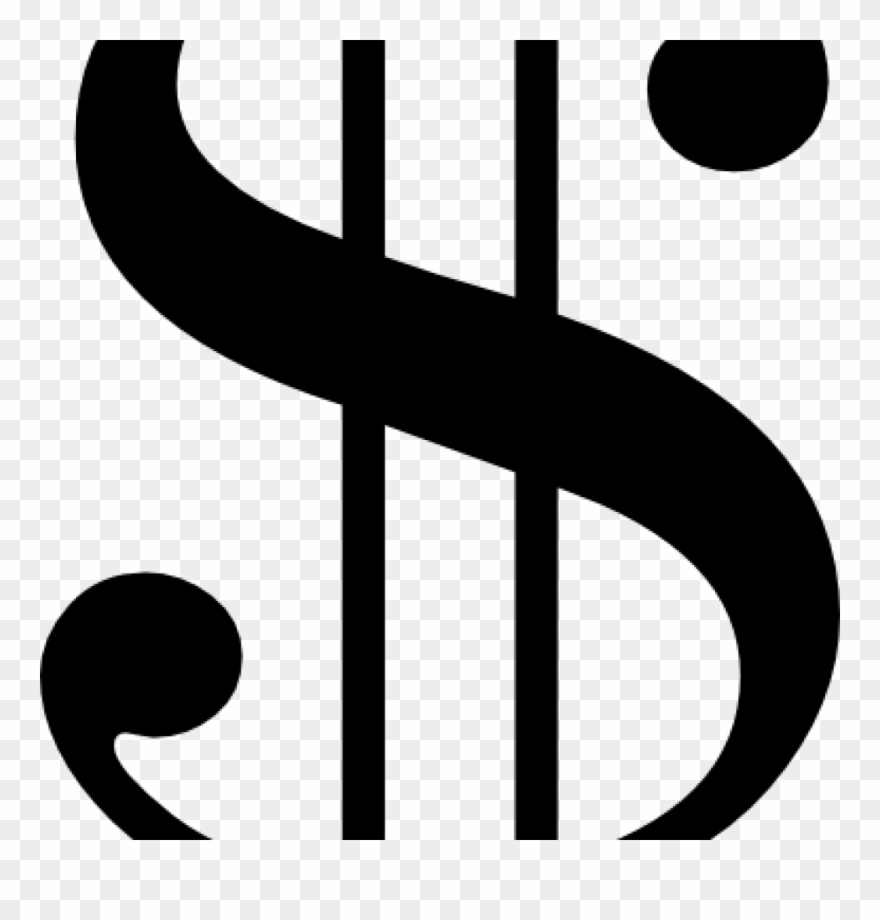 Money Sign Clip Art Black Dollar Sign Clip Art At Clker - Red Dollar Sign Png Transparent Png