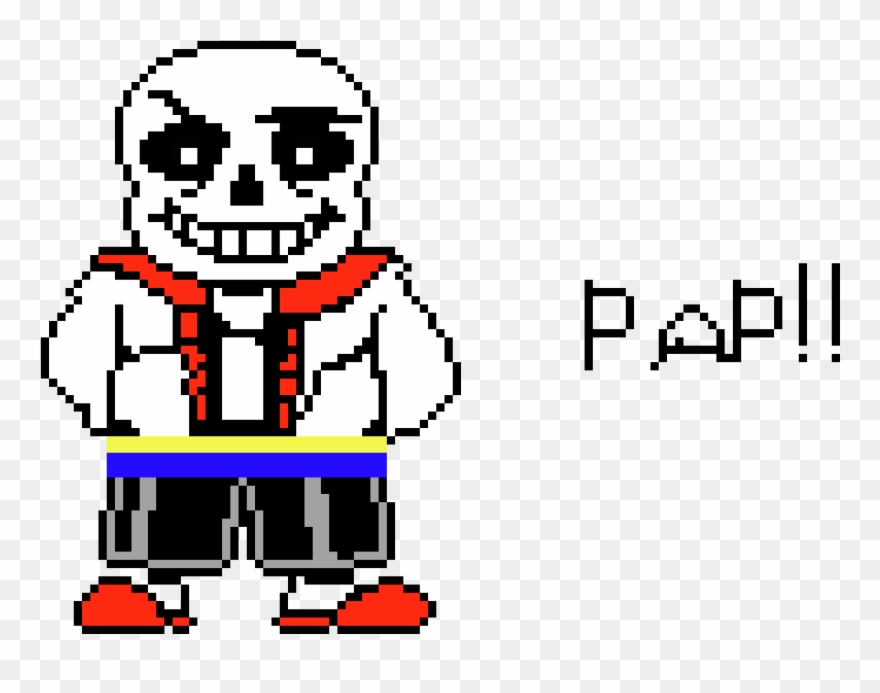 Papyrus Sans - Fatal Error Sans Sprite Clipart
