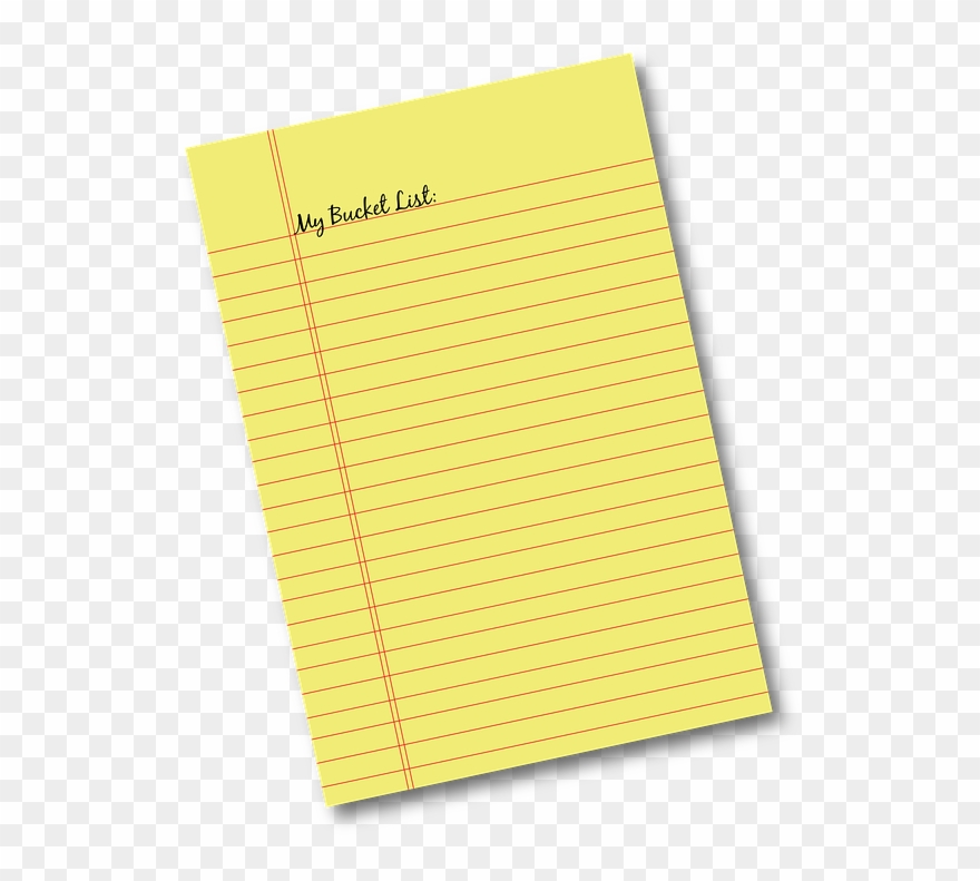 Memo, Note, Bucket List, List, Agenda, Journal - Memo Note Clipart