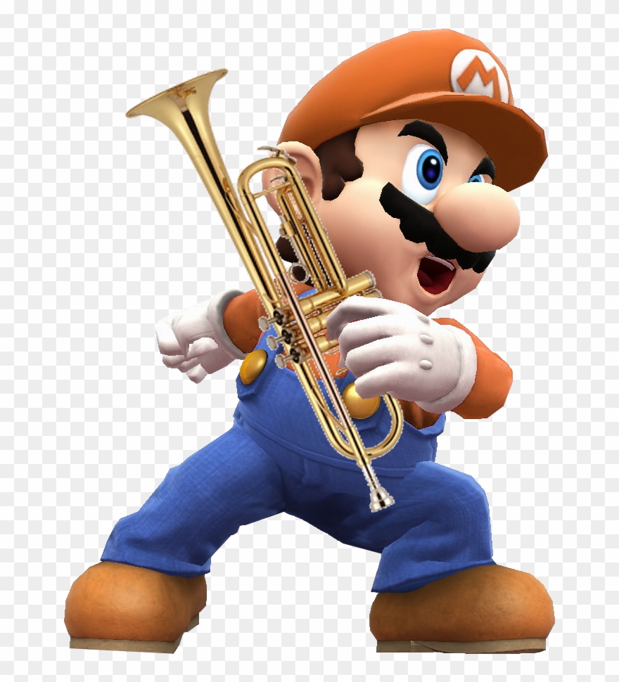 Trompeta Png - Mario With Master Sword Clipart