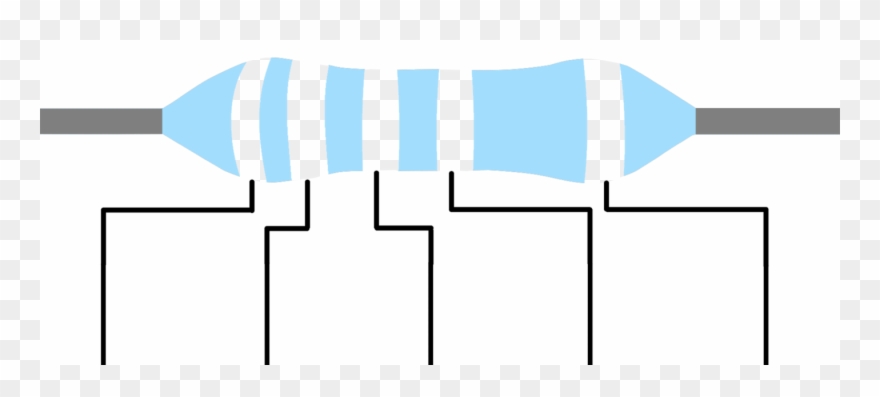 Five Band Resistor Clipart