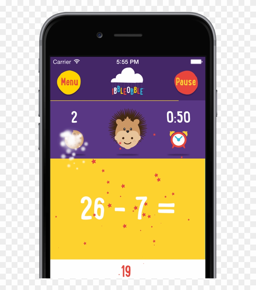 Learn Subtraction With Ibbleobble - Iphone Clipart