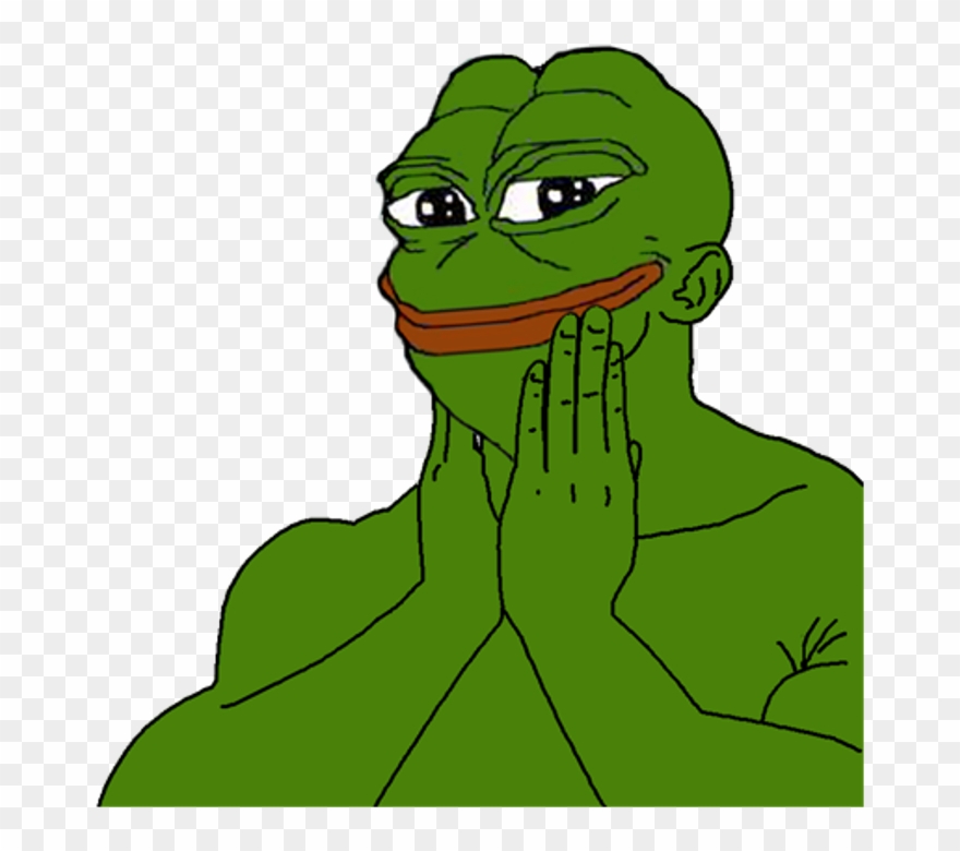 #pepe #memes #art #tumblr #green #sticker #moist #freetoedit - Retarded Face No Background Clipart