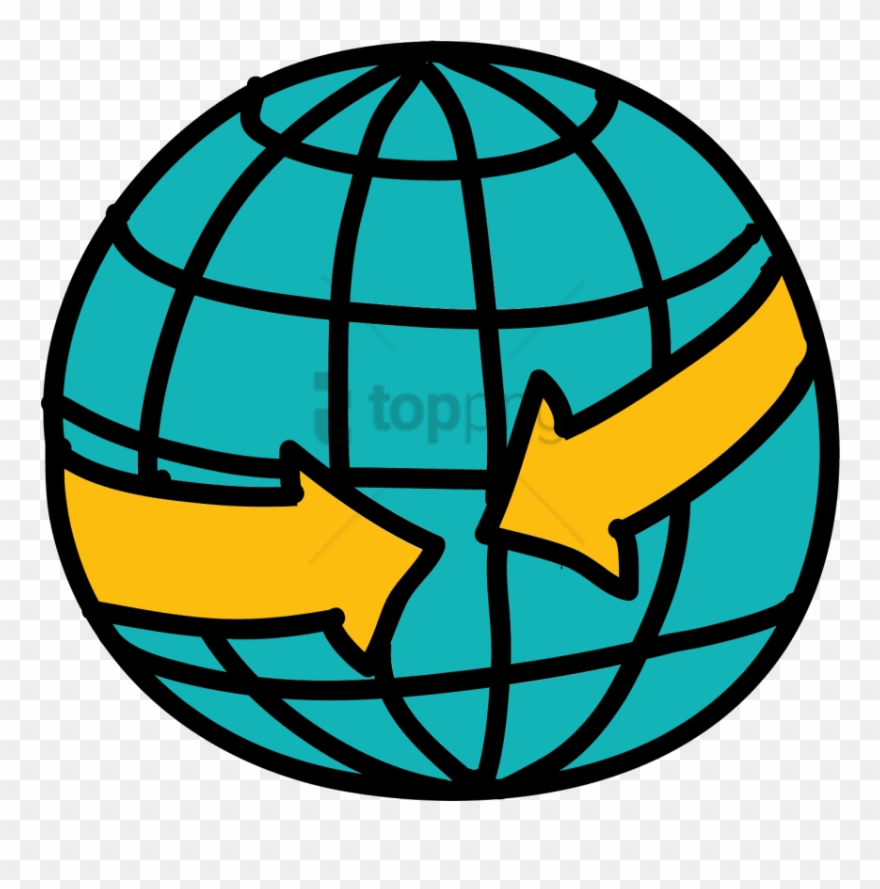 Free Png Download Globo De Setas De Reunião Icon Png - Hack Anonymous Clipart