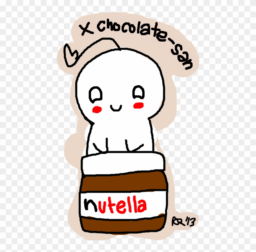 Cute Nutella Drawing - سكرابز نوتيلا Clipart