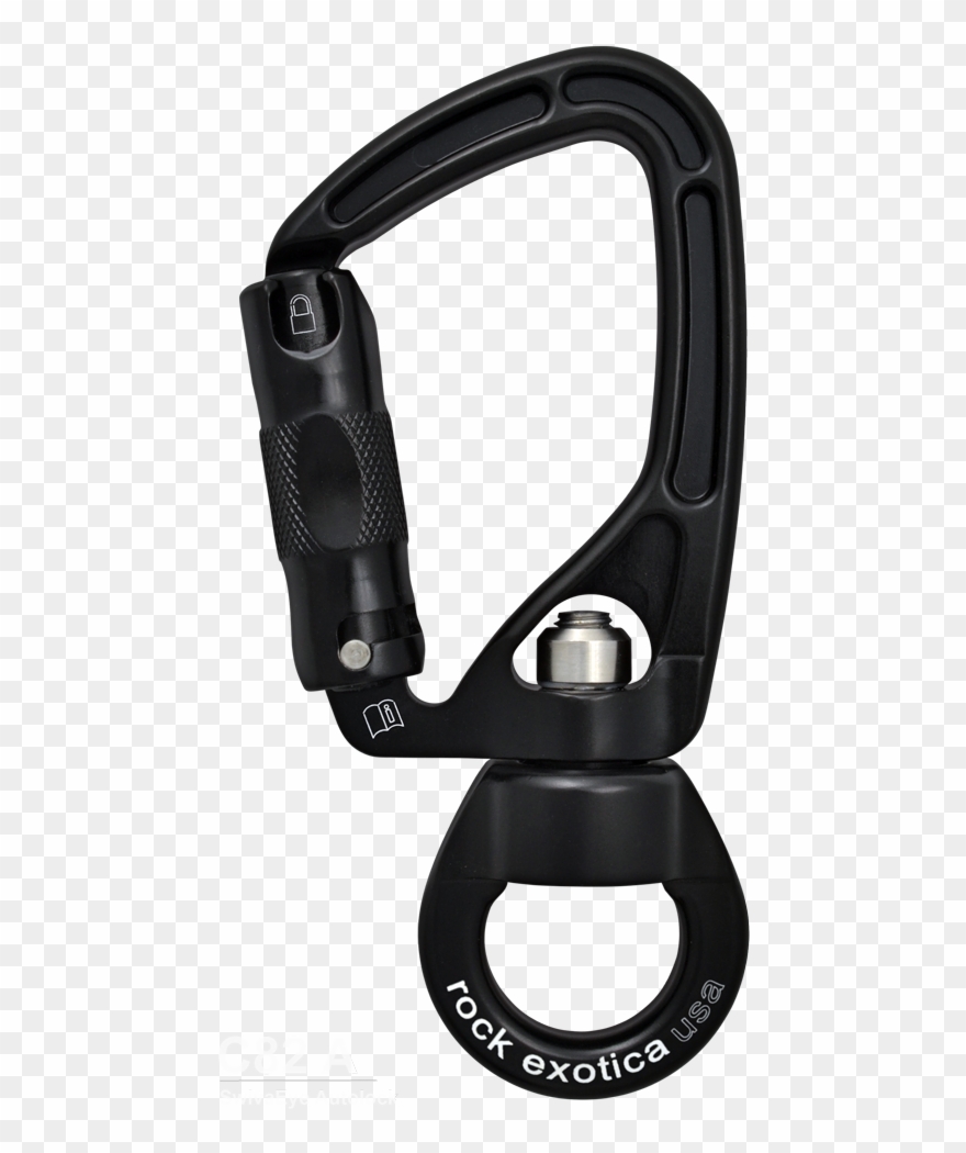 Rock Exotica Swivaeye, Auto-lock - Mini Screw Lock Carabiner Clipart