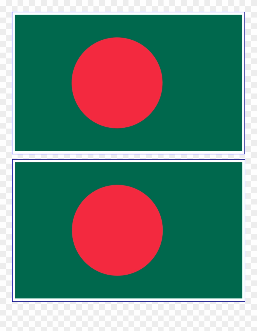 Creole Flag Clipart Images Gallery For Myreal - Bangladesh Flag Printable - Png Download