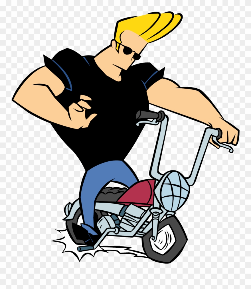 Johnny Bravo Cartoon Character, Johnny Bravo Characters, - Johnny Bravo En Moto Clipart