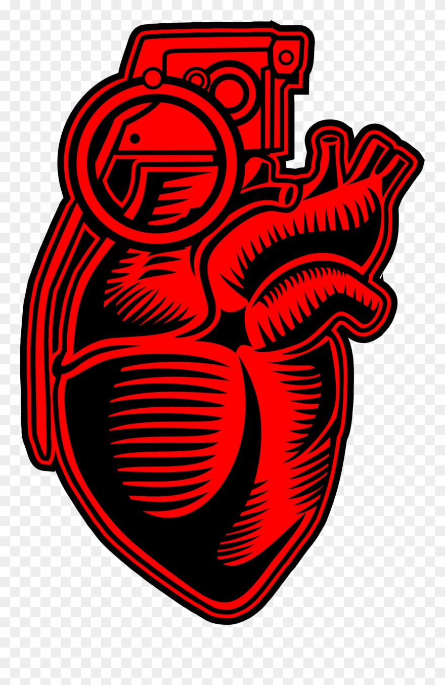Heart Grenade Clipart