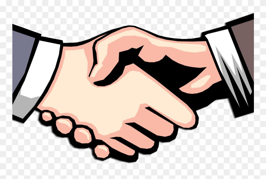 Fingers Clipart Shake - Shaking Hands Transparent - Png Download