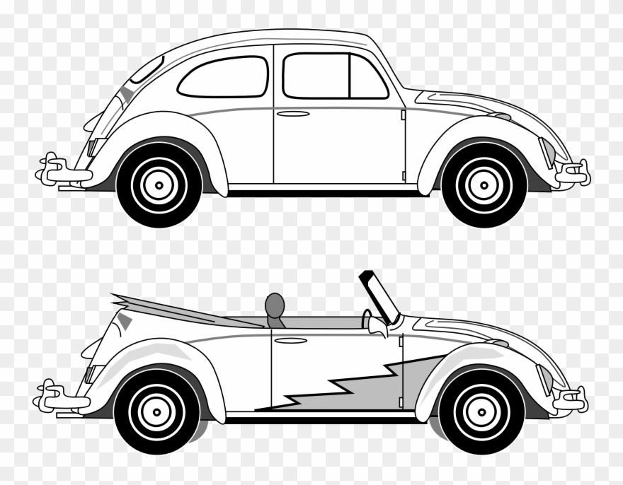 Medium Image - Volkswagen Beetle Clipart - Png Download