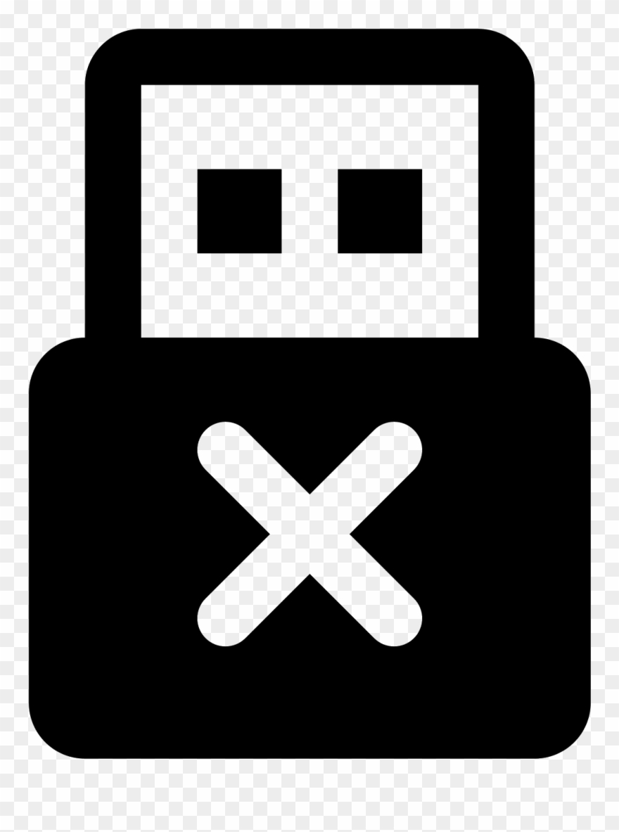 Usb Disconnected Icon Clipart