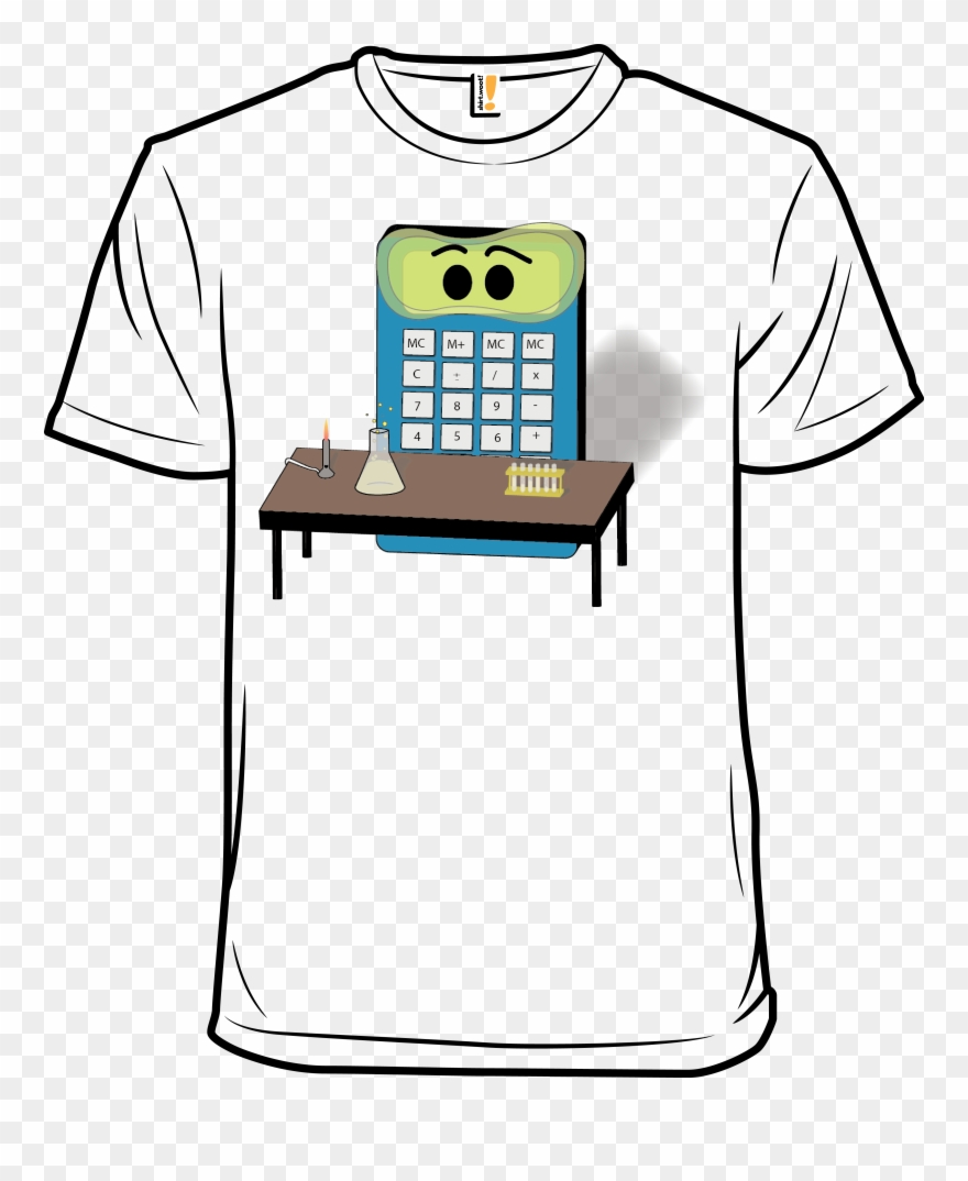 Scientific Calculator - Active Shirt Clipart