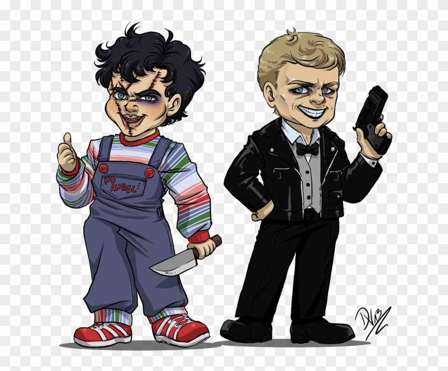 ““ John And Sherlock As Tiffany And Chucky From The - Cartoon Clipart