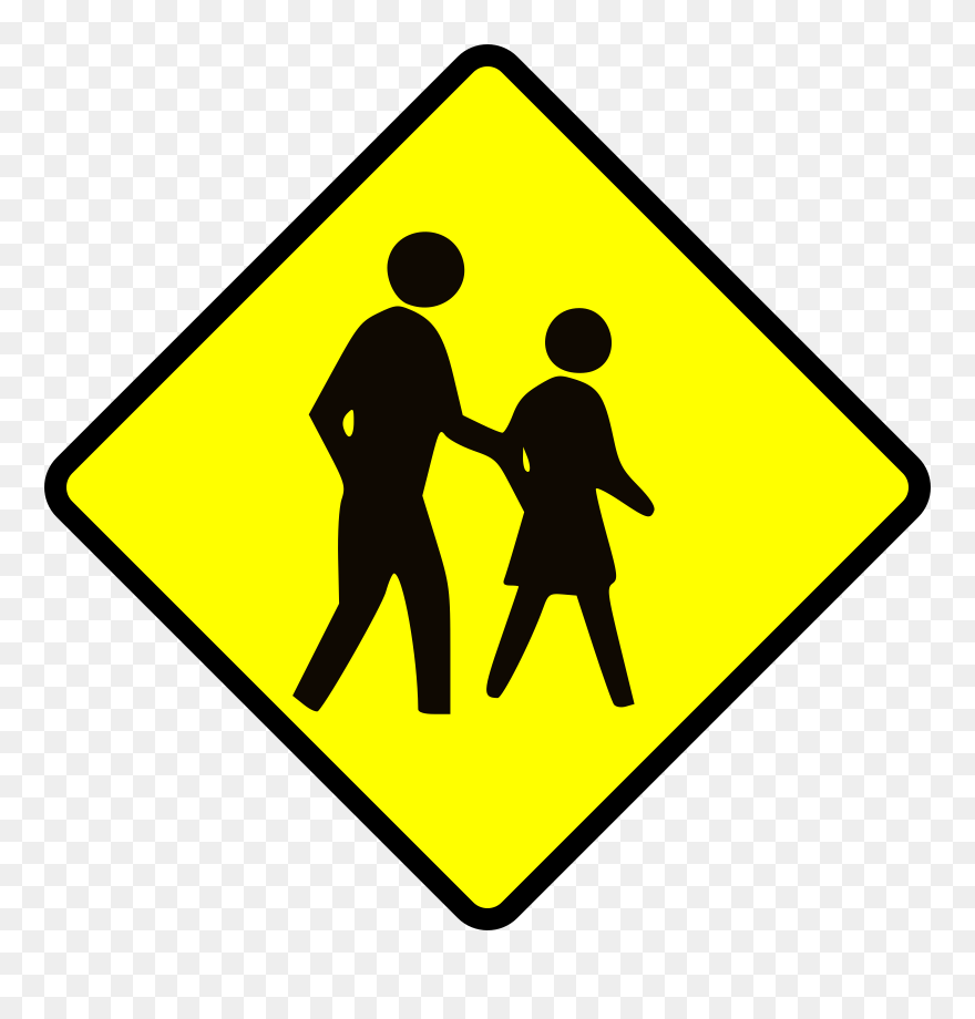 Australia W2-12 - Flood Prone Area Sign Clipart