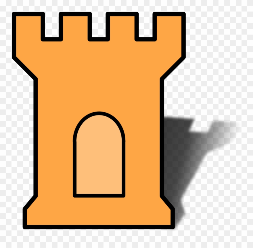 Icone Chateau Fort Clipart