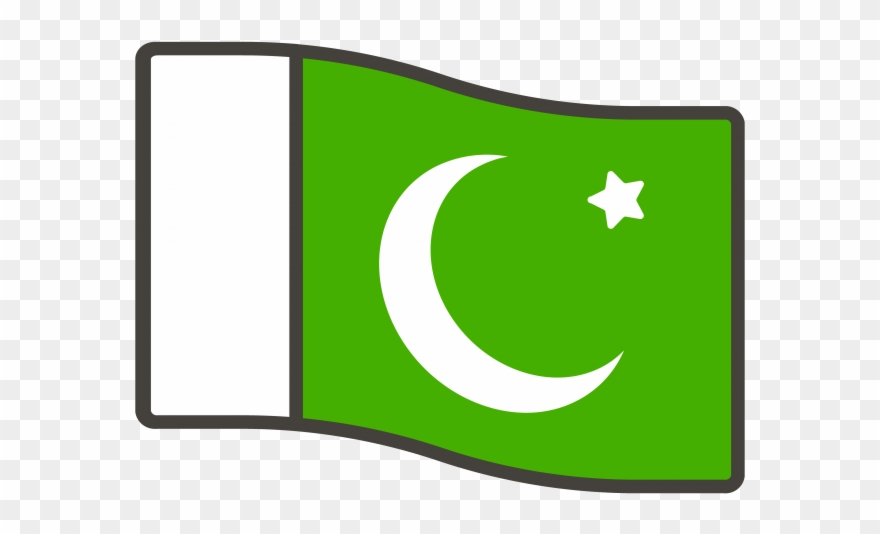 Pakistan Flag Emoji - Pakistan Flag Png Clipart