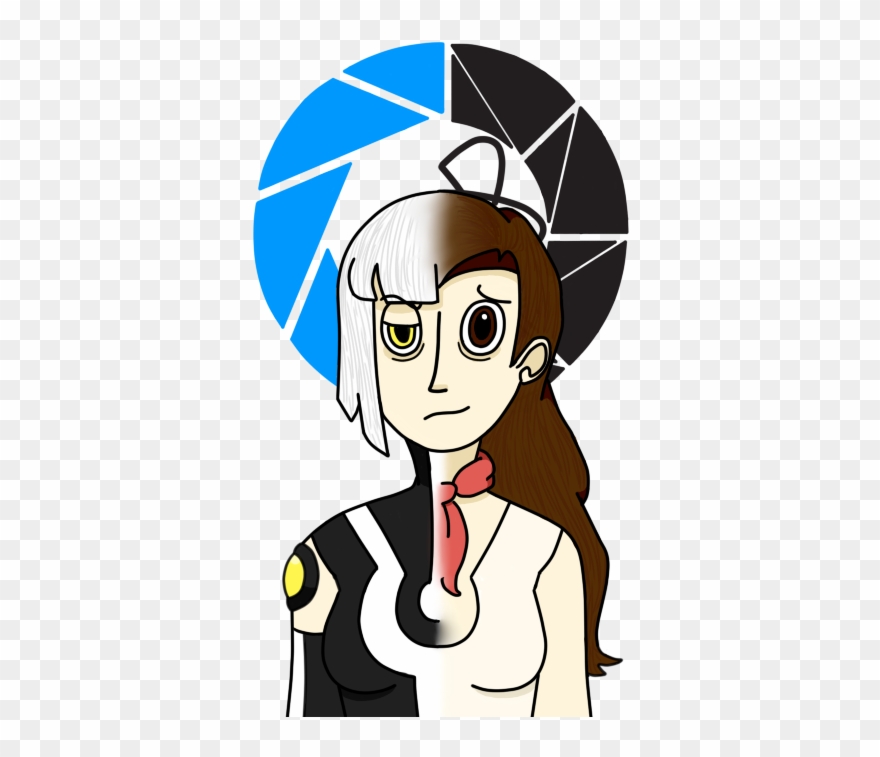 Glados Caroline By - Portal Sad Glados Clipart
