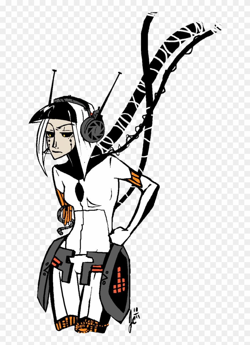 Glados Android Portal - Illustration Clipart