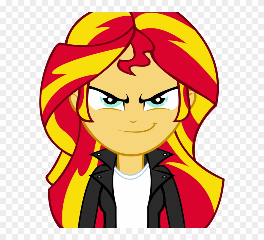 Ngrycritic, Clothes, Equestria Girls, Evil Grin, Female, - Mlp Sunset Shimmer Evil Clipart