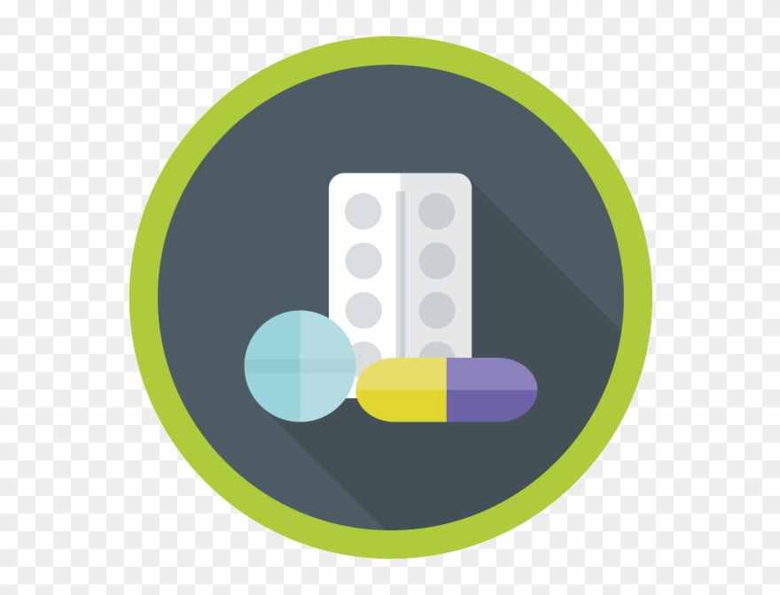 Pharmaceutical Waste - Circle Clipart