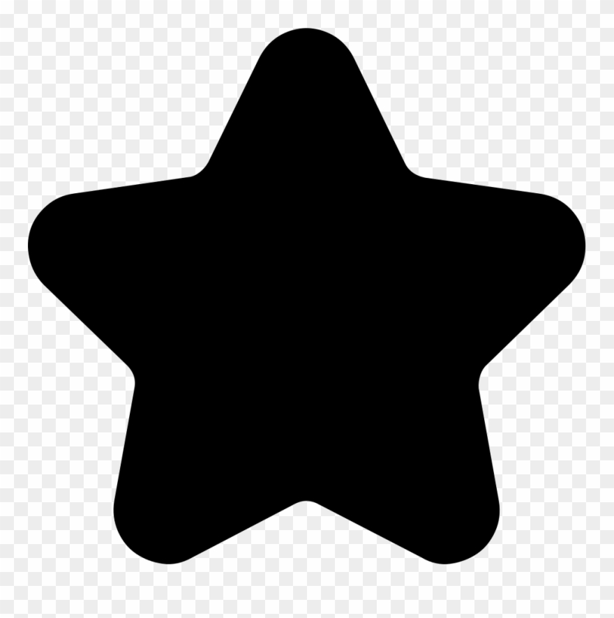 Png File - Rounded Star Svg Clipart