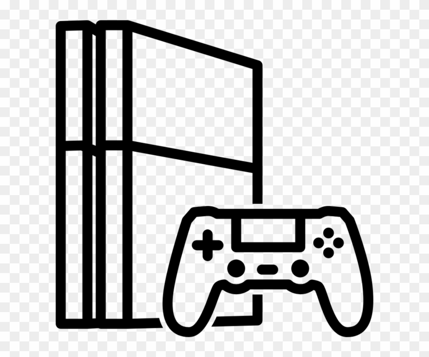 Game Club Mandurah Logo Black - Ps4 Icon Clipart