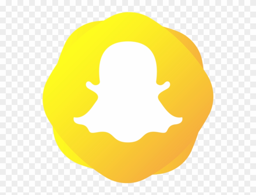 Png Icon Design Elemet And - Round Snapchat Icon Png Clipart