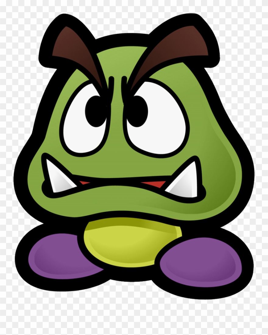 Hyper Goomba, Woah - Paragoomba Paper Mario Clipart