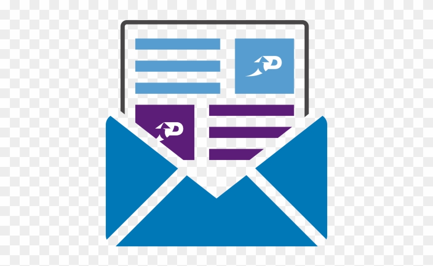 Email Newsletter Png Free Download - Direct Mail Icon Png Clipart
