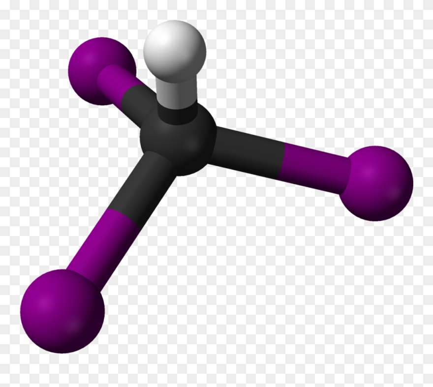 Iodoform Ged 3d Balls - Iodoforme Molecule Clipart