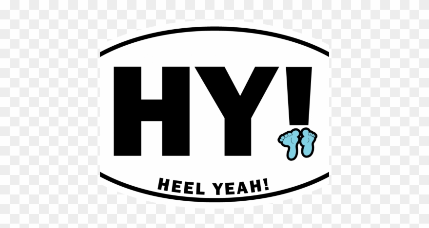 Heel Yeah Static Cling 3pk Clipart